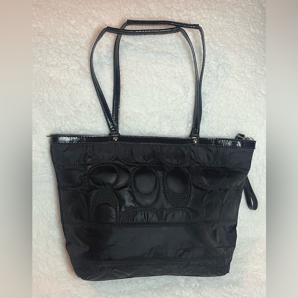 Coach- Princess Street‎ Dome Satchel Cloth Tote- CLEAN- EUC - Picture 4 of 9